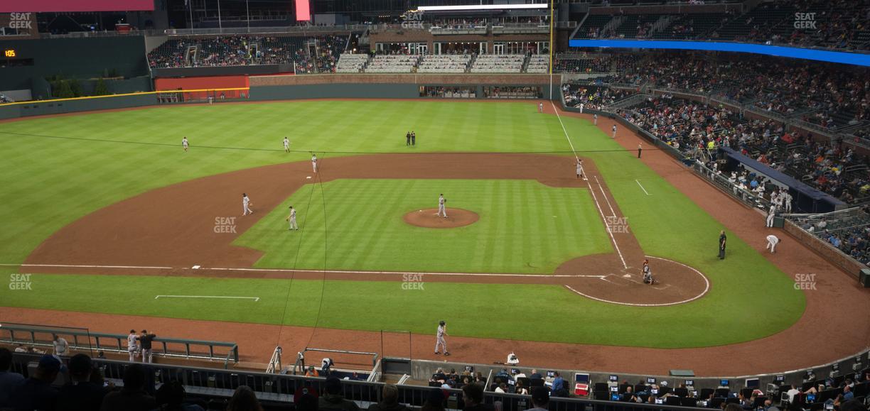 Truist Park - Section Xfinity Club 230 Seat View