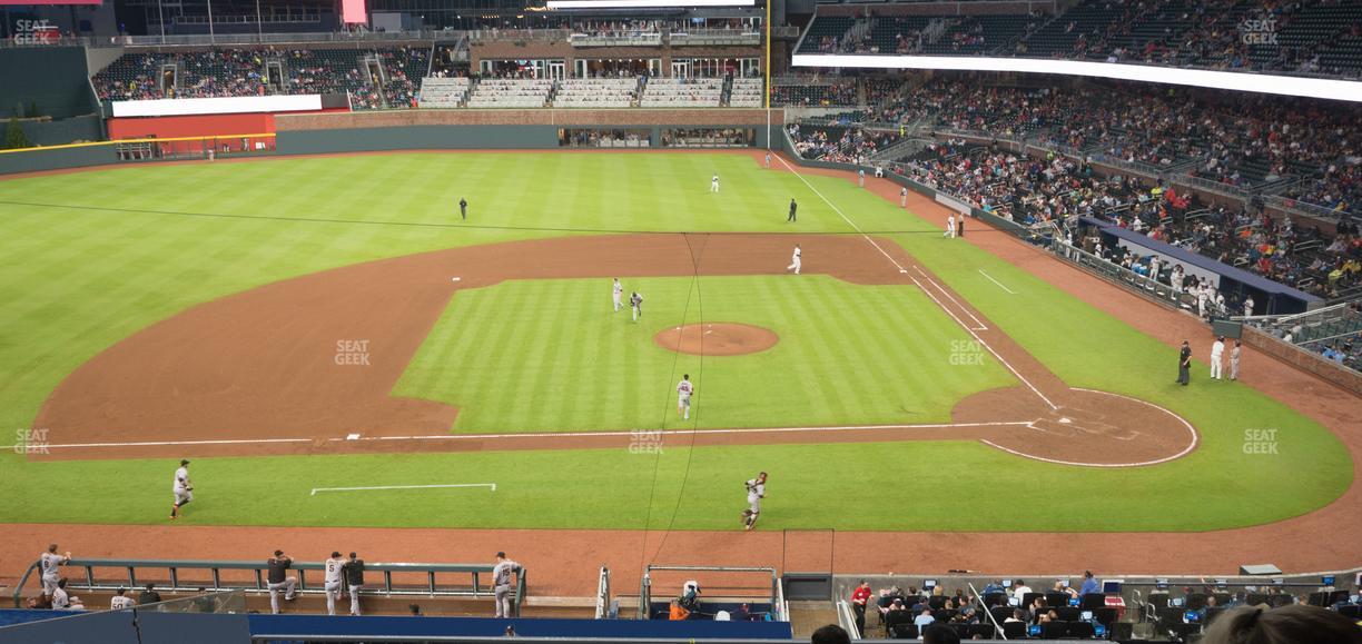 Truist Park - Section Xfinity Club 231 Seat View