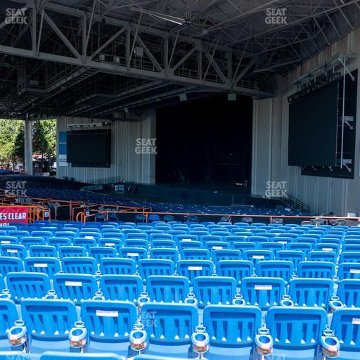 Truliant Amphitheater - Section Pavilion 4 Seat View