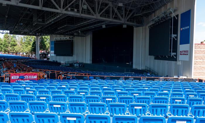 Truliant Amphitheater - Section Pavilion 4 Seat View