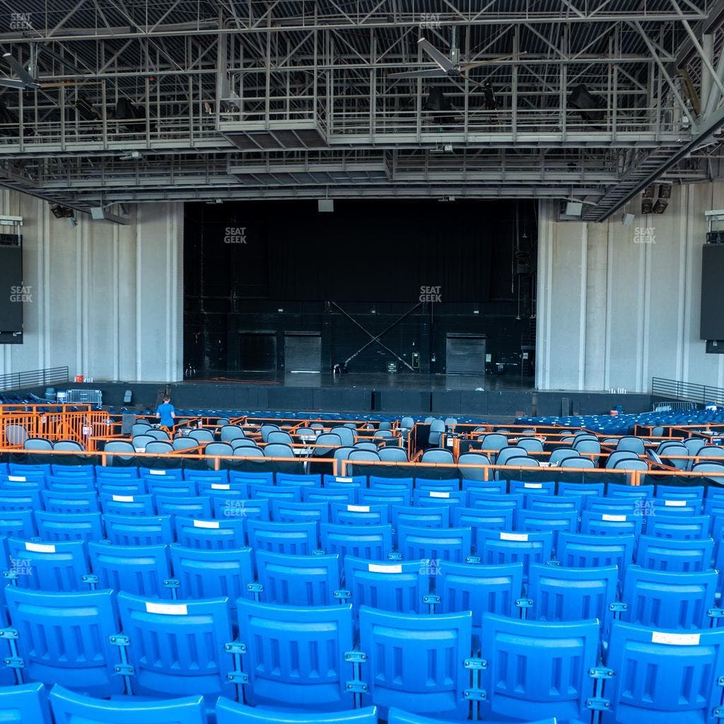 Truliant Amphitheater - Section Pavilion 6 Seat View