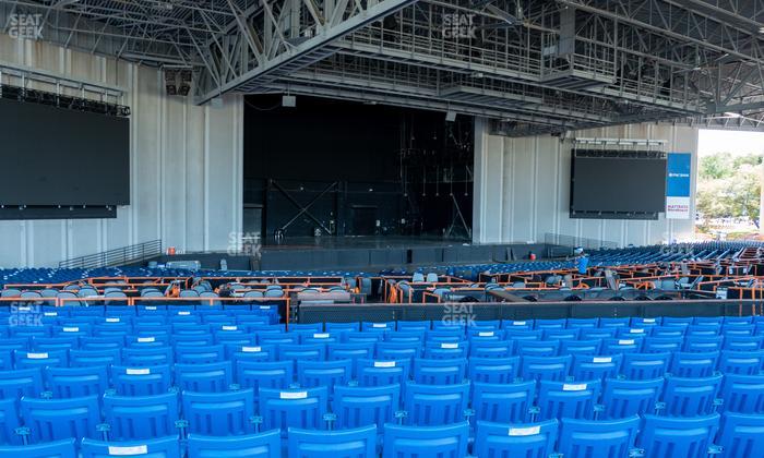 Truliant Amphitheater - Section Pavilion 8 Seat View