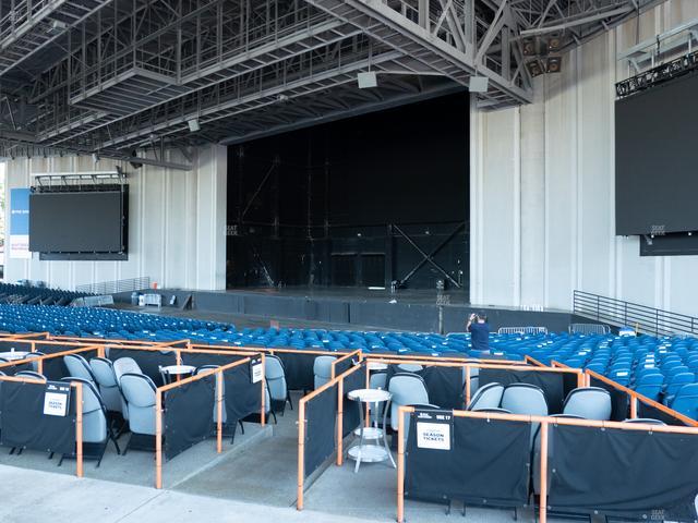 Truliant Amphitheater - Section Vip Box 33 Seat View