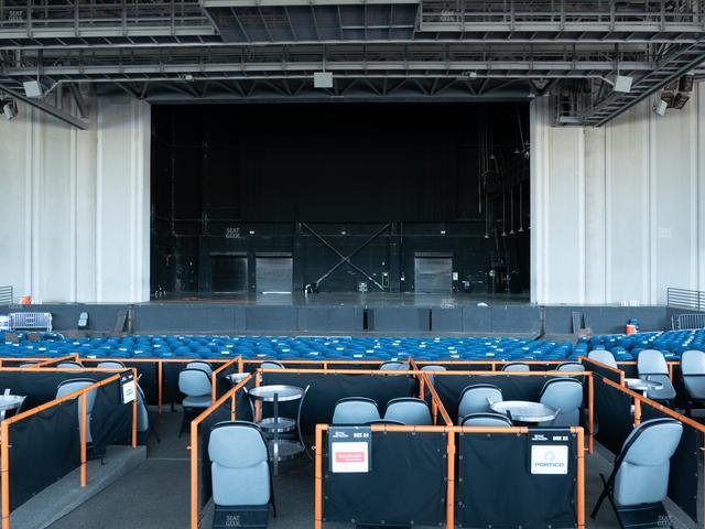 Truliant Amphitheater - Section Vip Box 41 Seat View