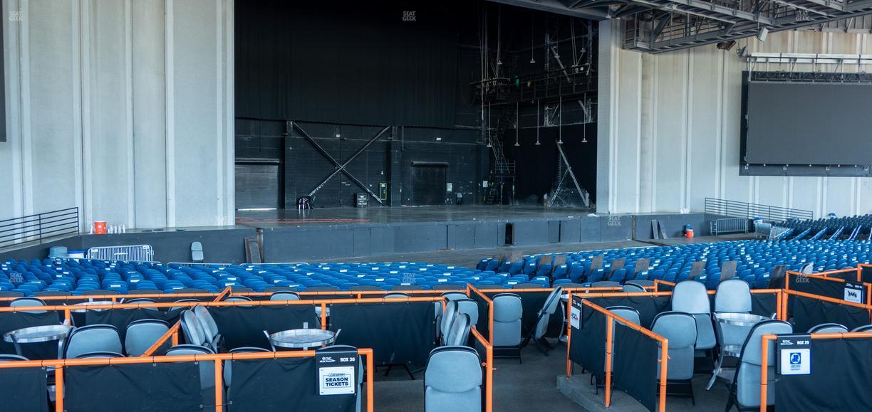 Truliant Amphitheater - Section Vip Box 45 Seat View