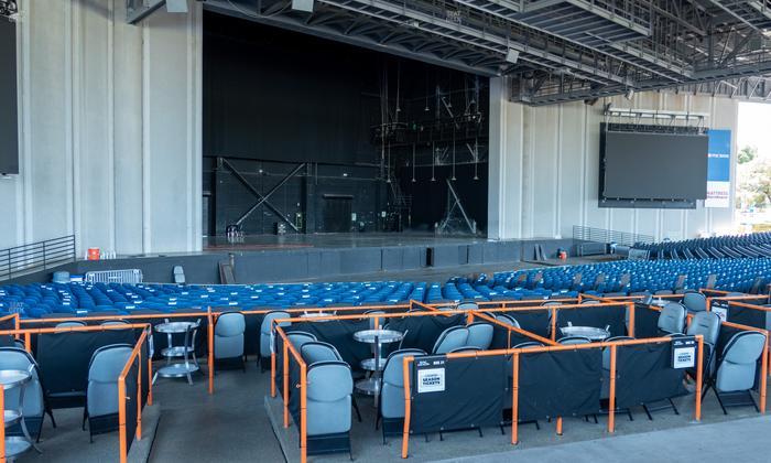 Truliant Amphitheater - Section Vip Box 47 Seat View