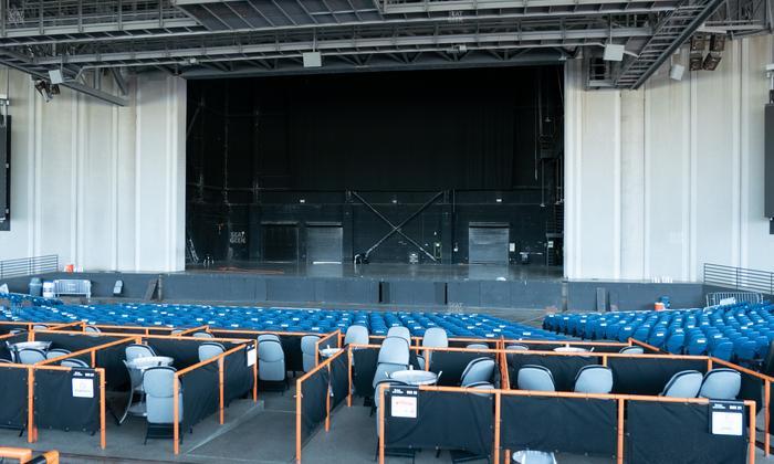 Truliant Amphitheater - Section Vip Box 55 Seat View