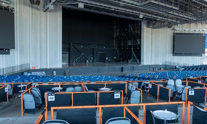 Truliant Amphitheater - Section Vip Box 62 Seat View