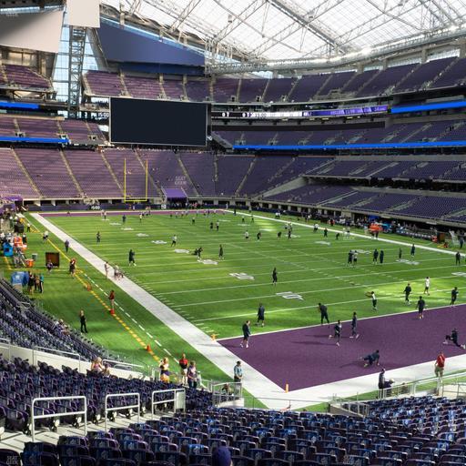 U.S. Bank Stadium - Section 101 Sro Seat View