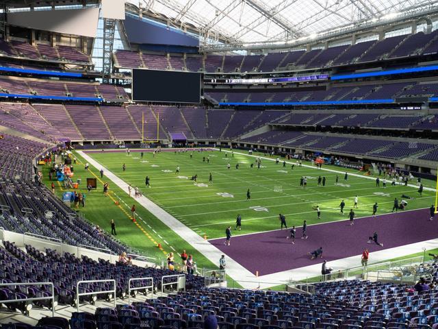 U.S. Bank Stadium - Section 101 Sro Seat View
