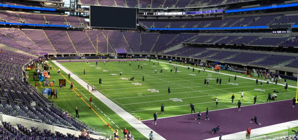 U.S. Bank Stadium - Section 101 Seat View