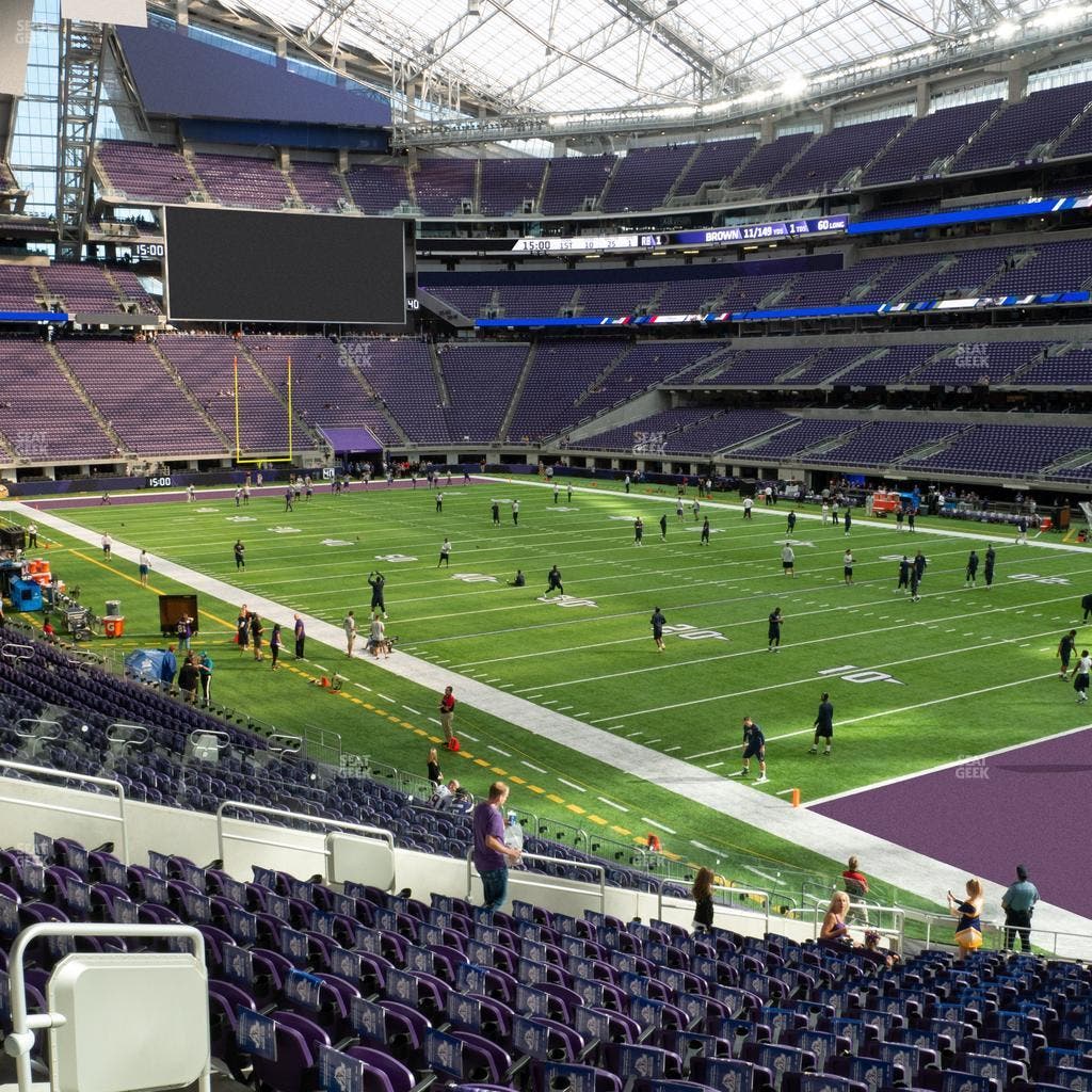 U.S. Bank Stadium - Section 103 Sro Seat View