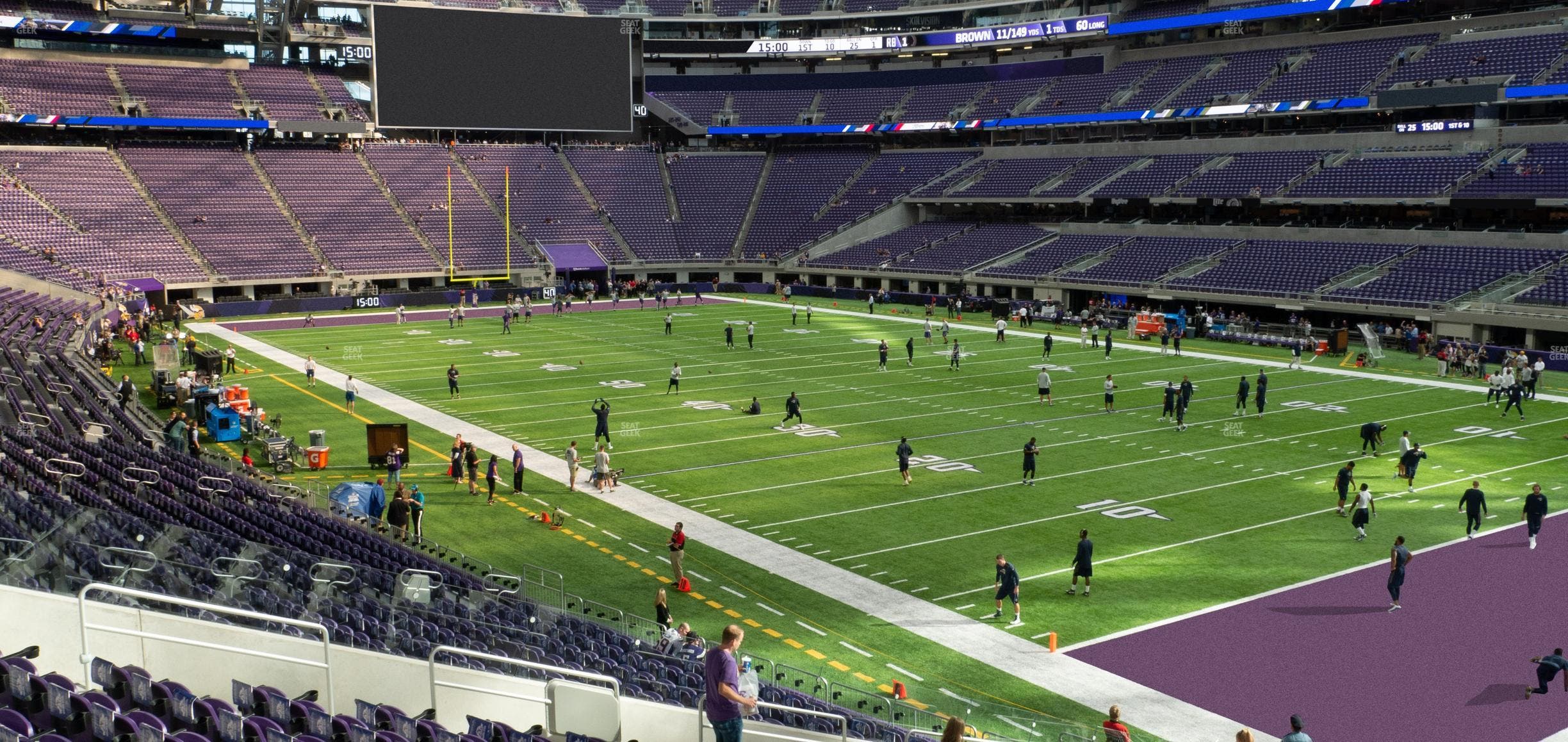 U.S. Bank Stadium - Section 103 Sro Seat View