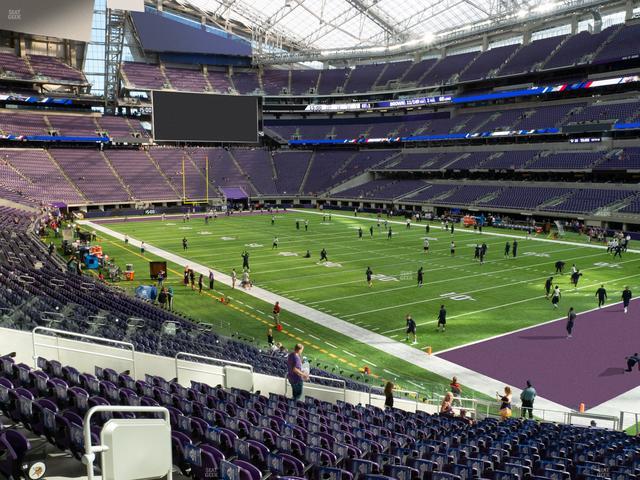 U.S. Bank Stadium - Section 103 Sro Seat View