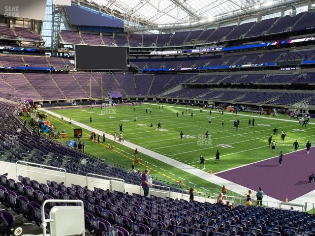 U.S. Bank Stadium - Section 103 Sro Seat View