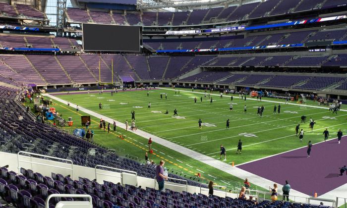 U.S. Bank Stadium - Section 103 Sro Seat View