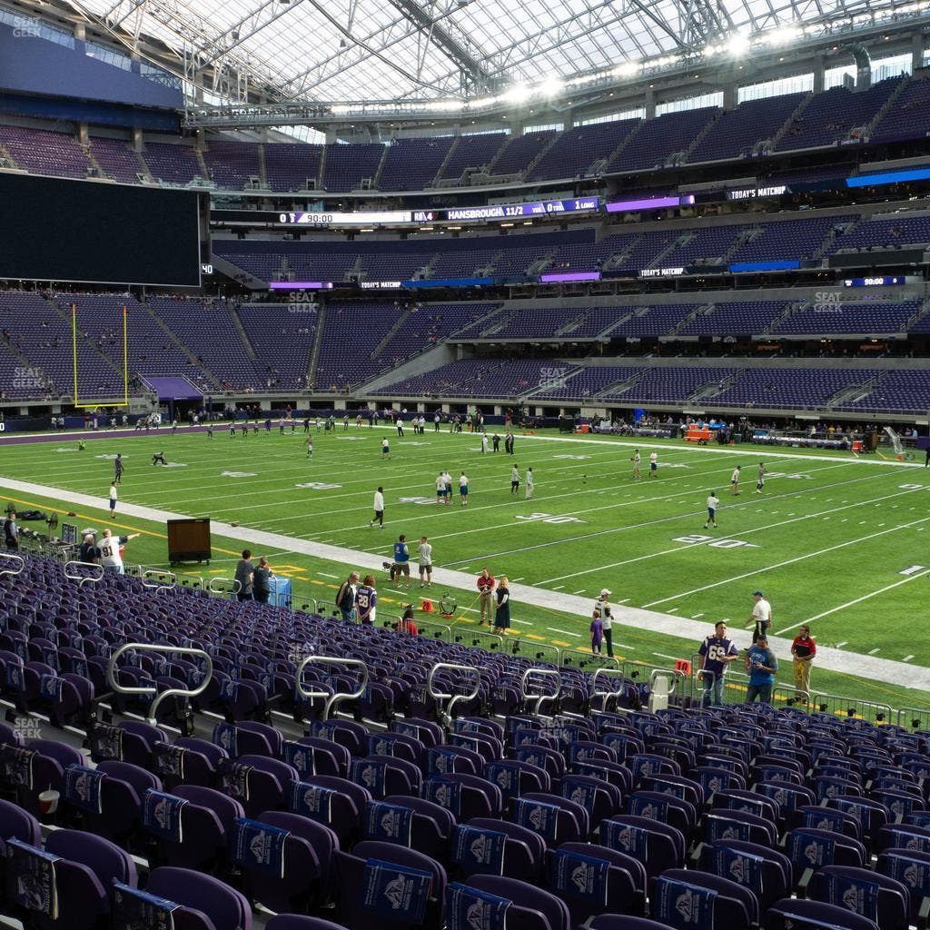 U.S. Bank Stadium - Section 105 Seat View