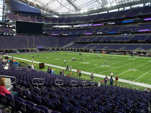 U.S. Bank Stadium - Section 105 Seat View