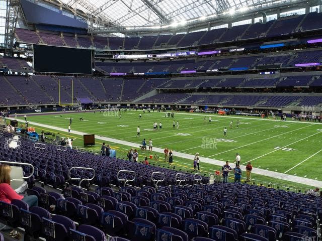 U.S. Bank Stadium - Section 105 Seat View