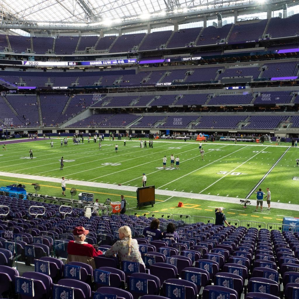 U.S. Bank Stadium - Section 107 Seat View