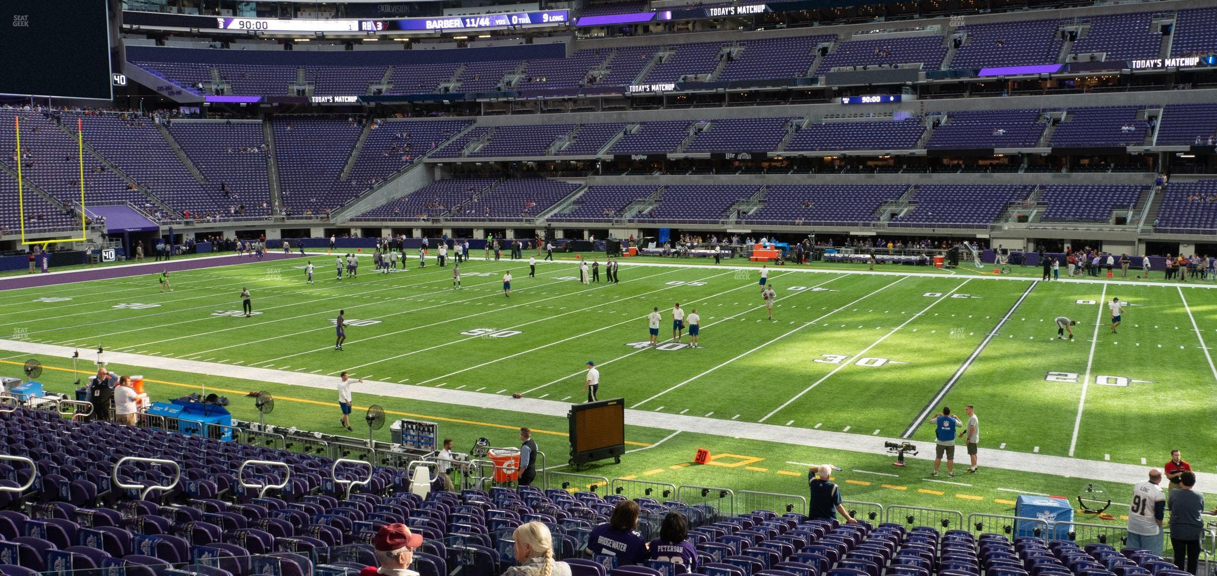 U.S. Bank Stadium - Section 107 Seat View