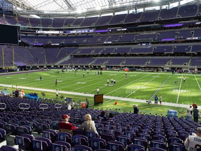 U.S. Bank Stadium - Section 107 Seat View