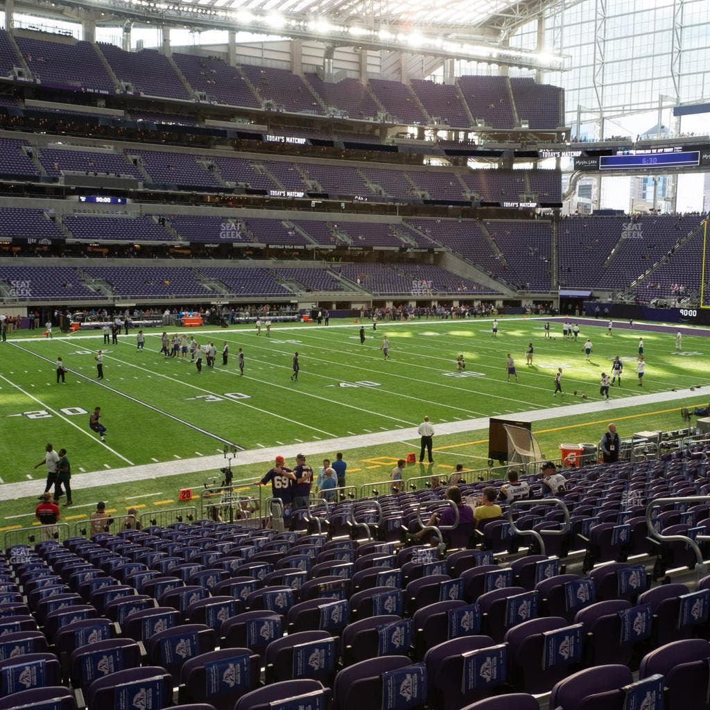 U.S. Bank Stadium - Section 112 Seat View