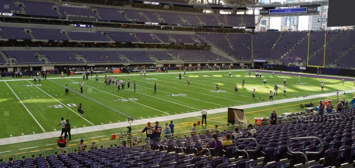 U.S. Bank Stadium - Section 112 Seat View