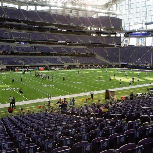 U.S. Bank Stadium - Section 112 Seat View