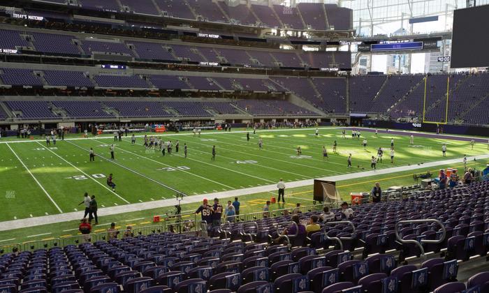 U.S. Bank Stadium - Section 112 Seat View