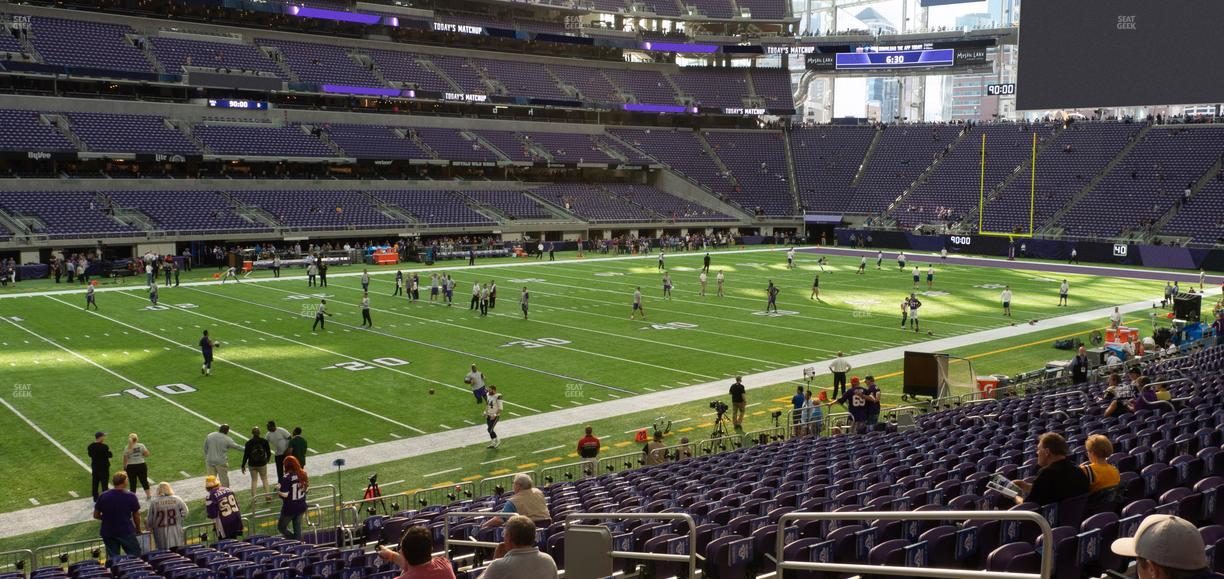 U.S. Bank Stadium - Section 113 Seat View