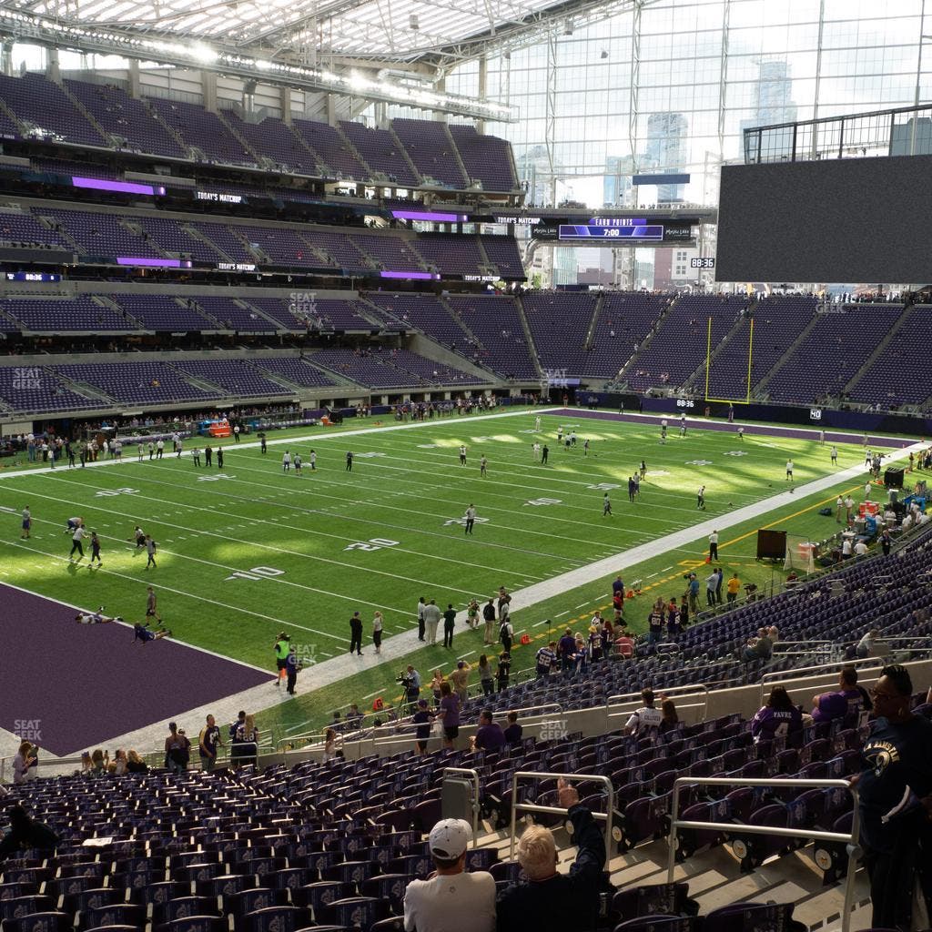 U.S. Bank Stadium - Section 114 Seat View