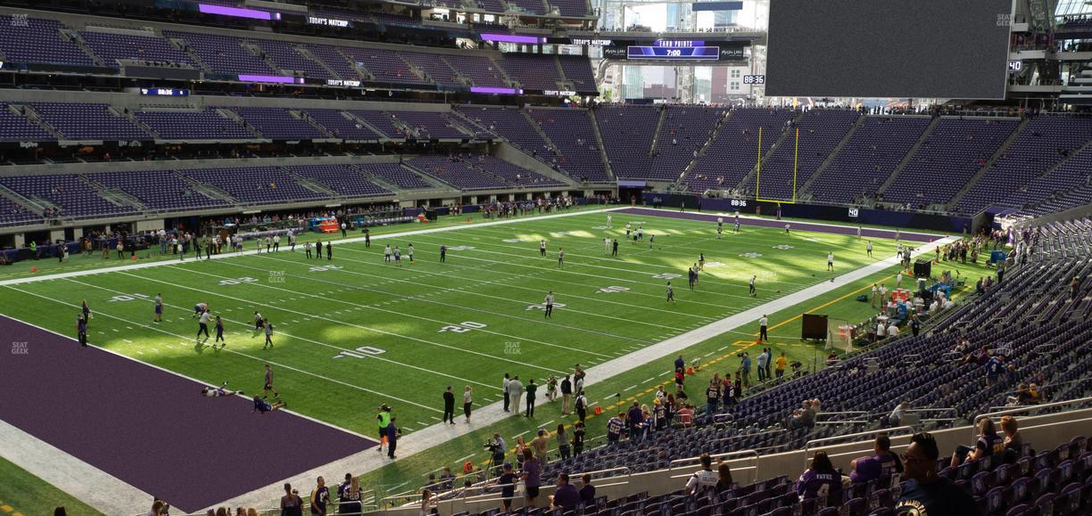 U.S. Bank Stadium - Section 114 Seat View