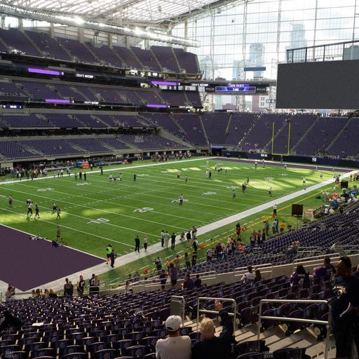 U.S. Bank Stadium - Section 114 Seat View