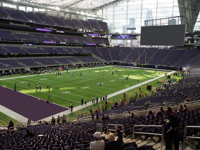 U.S. Bank Stadium - Section 114 Seat View