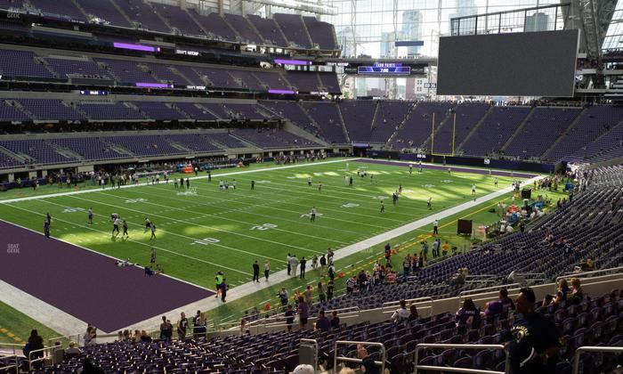 U.S. Bank Stadium - Section 114 Seat View