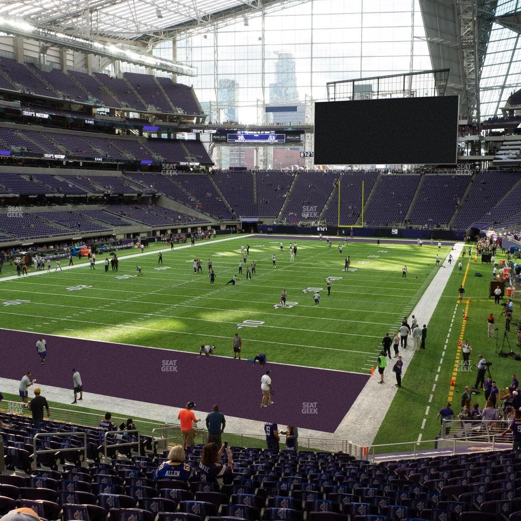 U.S. Bank Stadium - Section 116 Sro Seat View