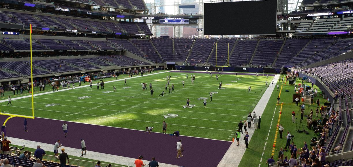 U.S. Bank Stadium - Section 116 Sro Seat View