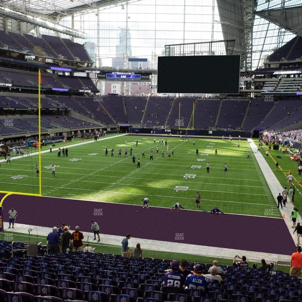 U.S. Bank Stadium - Section 118 Seat View