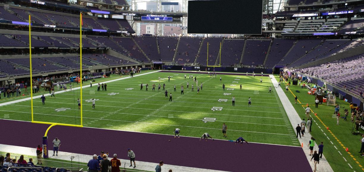 U.S. Bank Stadium - Section 118 Seat View