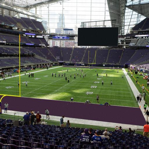 U.S. Bank Stadium - Section 118 Seat View