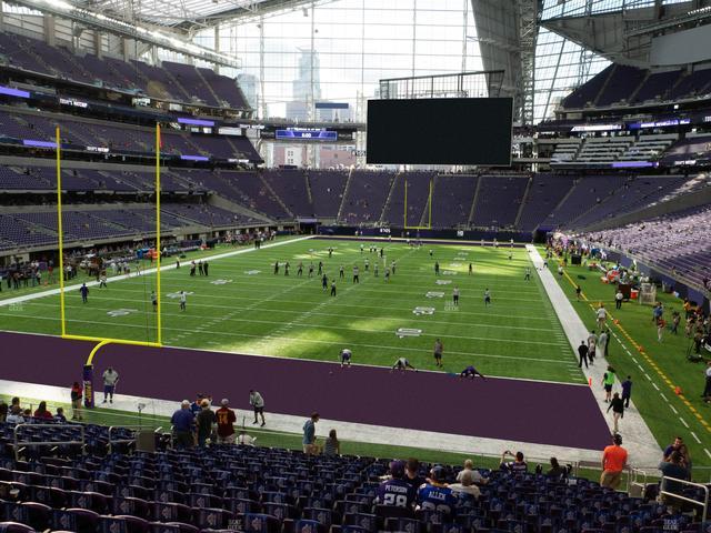 U.S. Bank Stadium - Section 118 Seat View