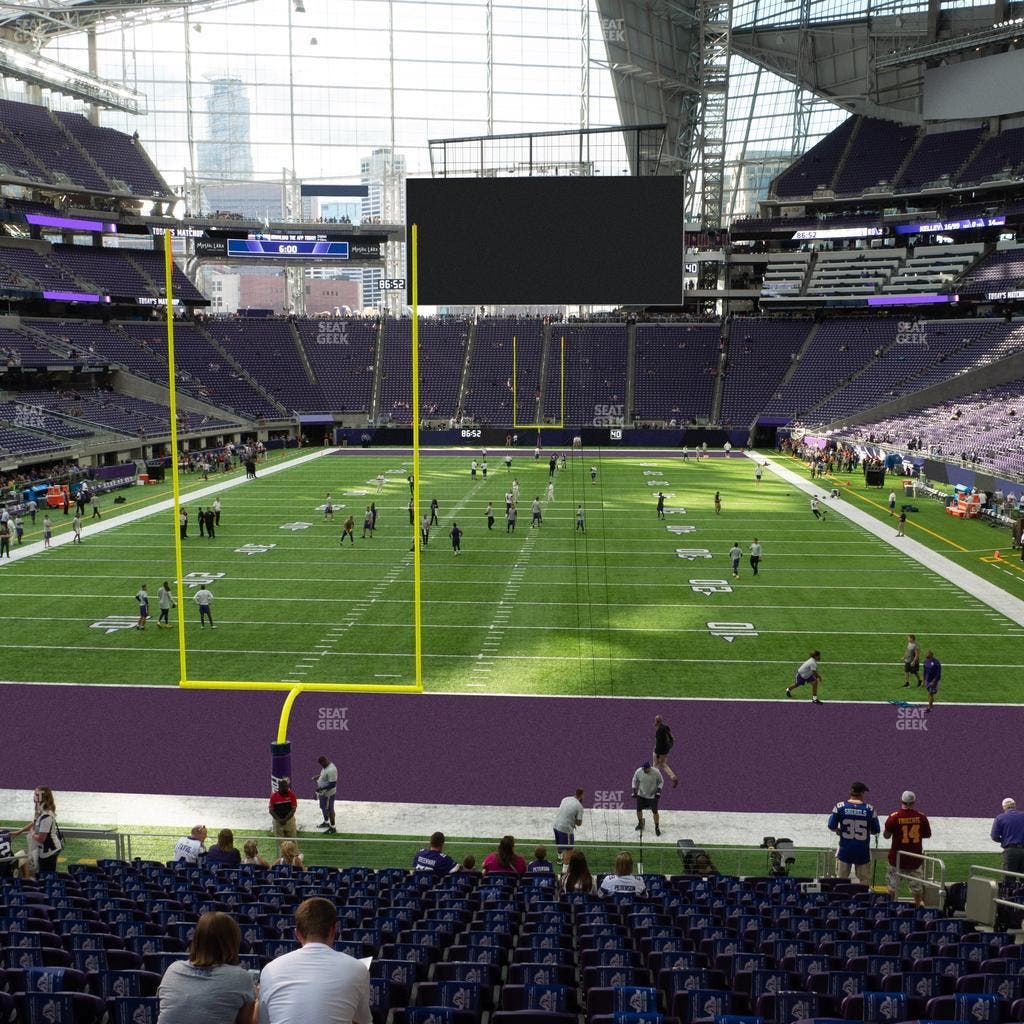 U.S. Bank Stadium - Section 119 Sro Seat View
