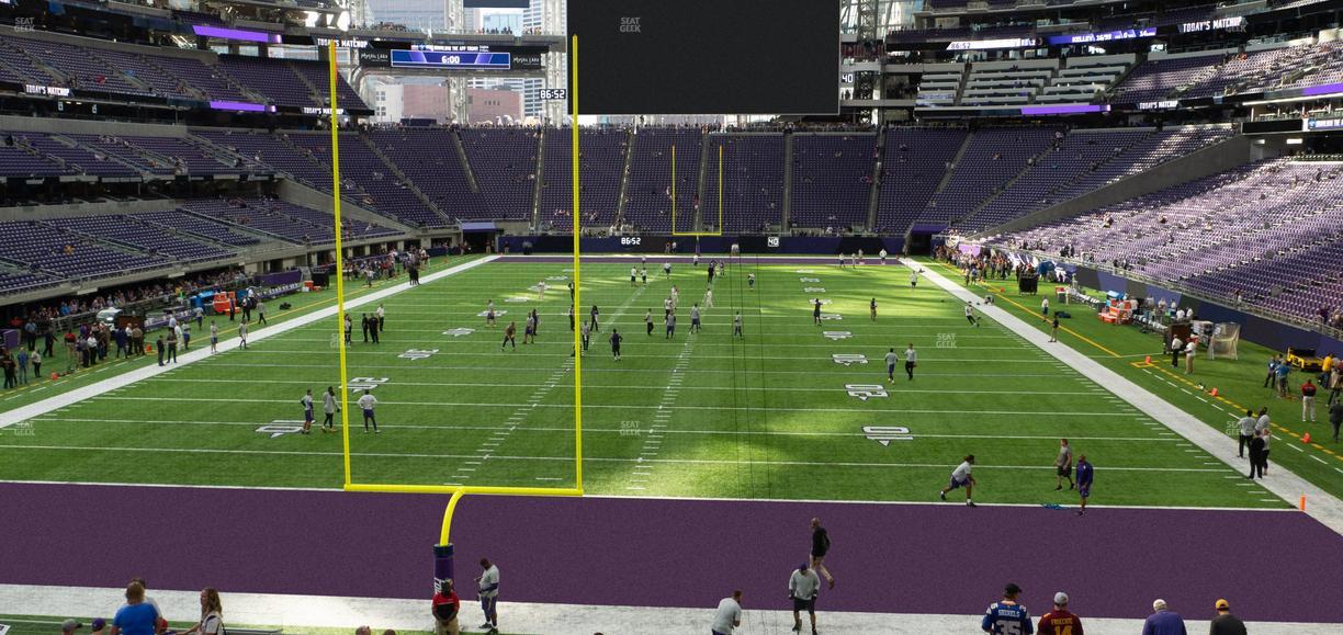 U.S. Bank Stadium - Section 119 Sro Seat View