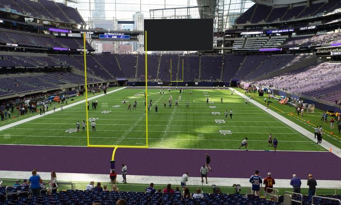 U.S. Bank Stadium - Section 119 Sro Seat View