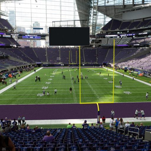 U.S. Bank Stadium - Section 120 Sro Seat View