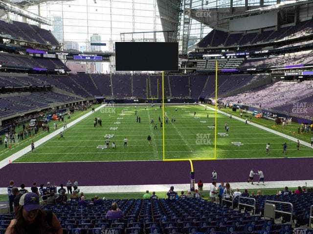 U.S. Bank Stadium - Section 120 Sro Seat View