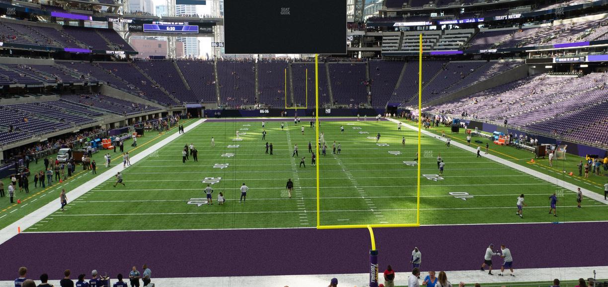 U.S. Bank Stadium - Section 120 Seat View
