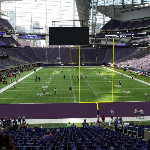 U.S. Bank Stadium - Section 120 Seat View