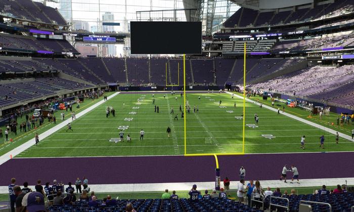 U.S. Bank Stadium - Section 120 Seat View